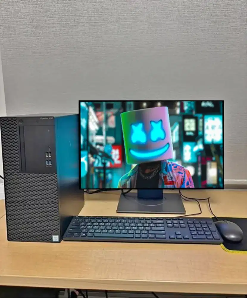 PC GAMING FULSET + LCD + RAM 8 GB + VGA 1 GB + HD 500 GB + GAMES APP