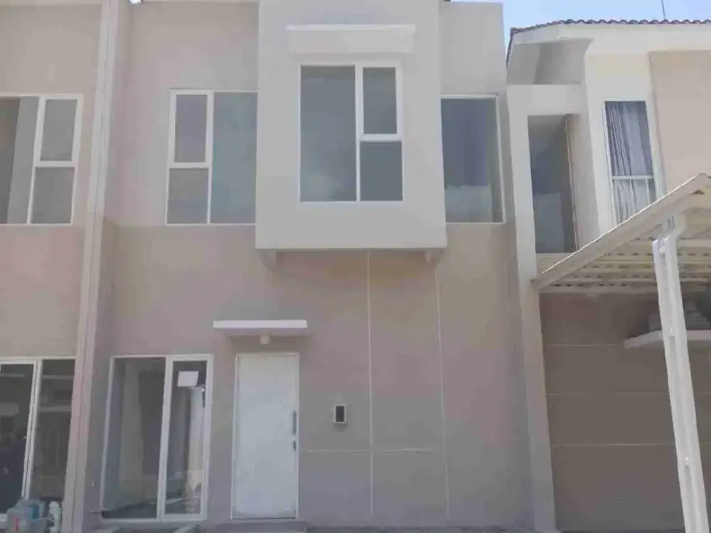 Jual Cepat rumah baru GREZZ 2 lantai Newtown Park Juanda, siap huni