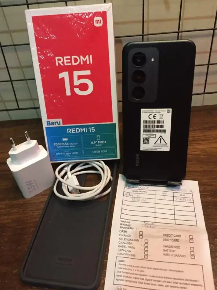 REDMI 15 8/128GB (resmi)