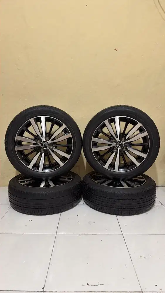 Velg jazz gk5 Ban r16 bridgestone turanza