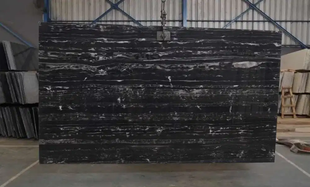 Marmer portoro silver