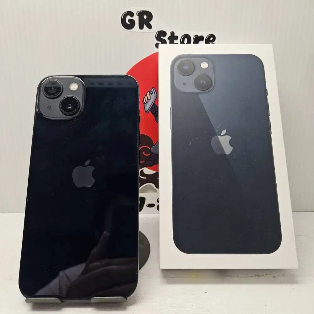 Iphone 13 Midnight Black 128GB Fullset Resmi