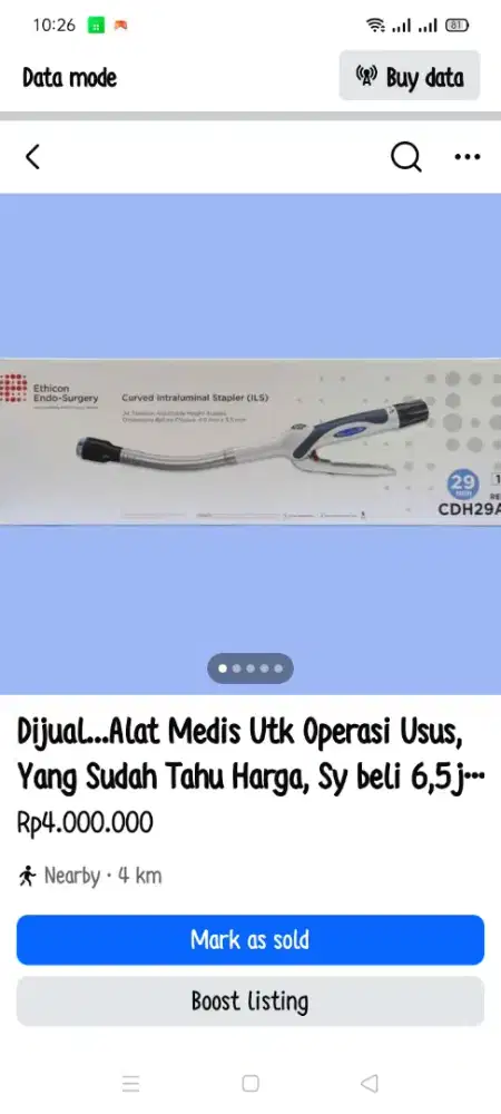 Alat operasi usus besar