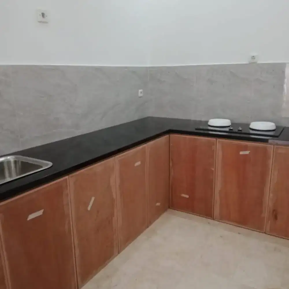 Top table granit nero top kitchen set