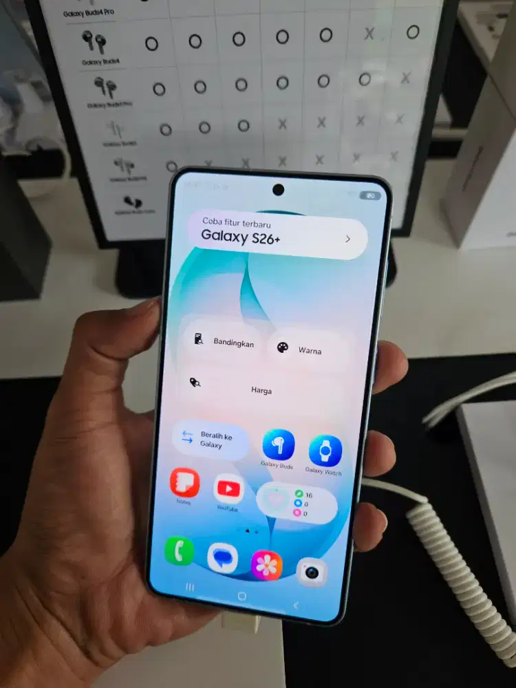 SAMSUNG S26 PLUS BONUS FREE UPGRADE MEMORY, BUDS CORE DAN JAM FIT3