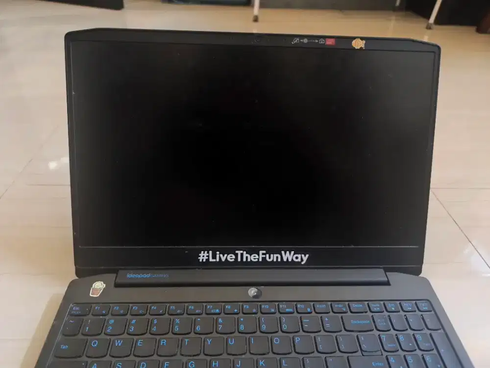 Dijual Lenovo Ideapad Gaming 3i kondisi mati tanpa SSD