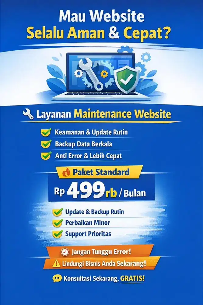 Bikin Website yang Jualan 24 Jam - Mulai 800ribuan