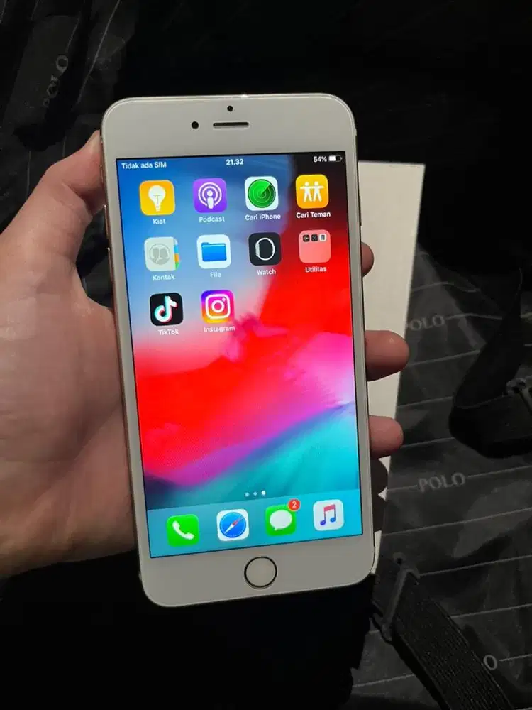 iphone 6 plus 64gb permanen all operator fullset no minus