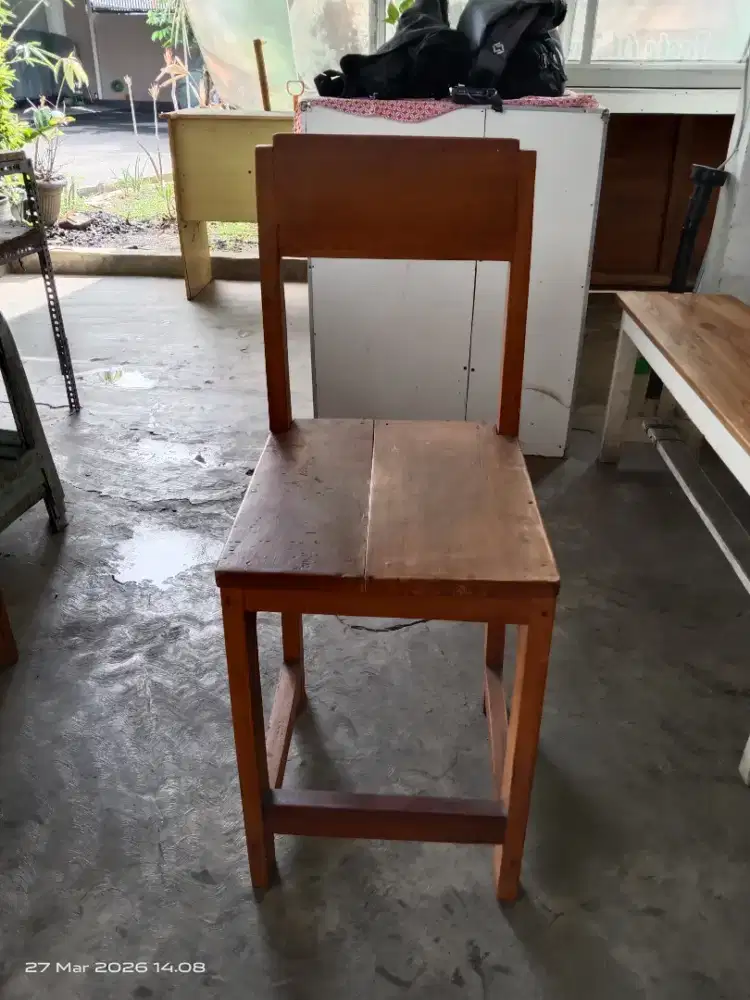 Bangku Kayu satuan ex Warteg