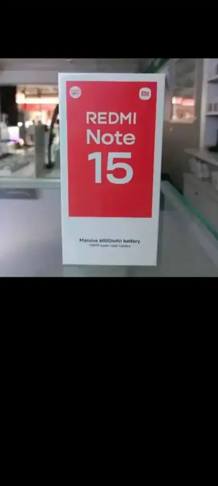Xiaomi redmi note 15 256gb ram 8gb dan8/128 resmi