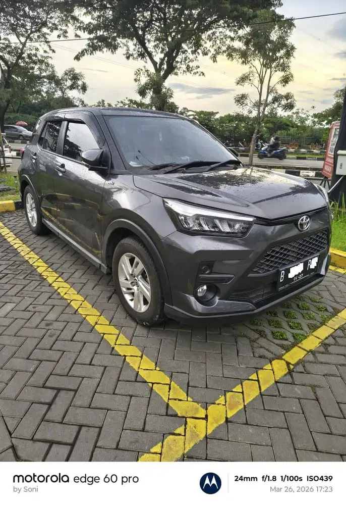 Toyota Raize 1.2 G CVT Juni 2022 ber-Asuransi All Risk