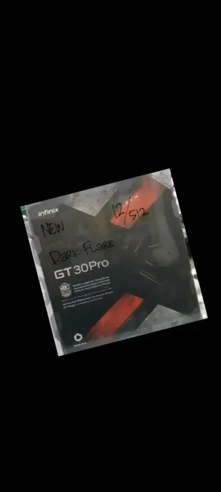 Infinix GT 30 pro 5G ram 12/512 spesial edition gift box dan8gb resmi