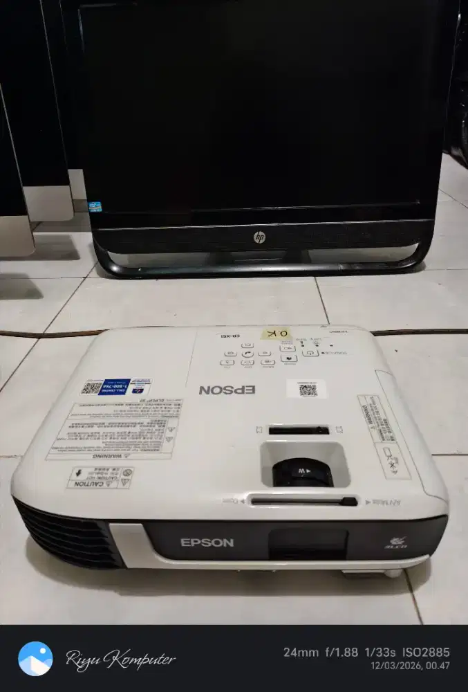 Proyektor Epson kondisi Normal dan Segel