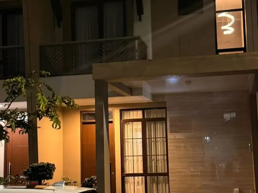 rumah di podomoro full furnish dekat rumah sakit dan stt telkom