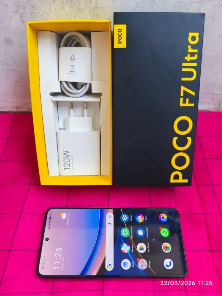 Poco F7 Ultra 12/256 Fullset ori segel mulus spec Seri Ultra istimewa