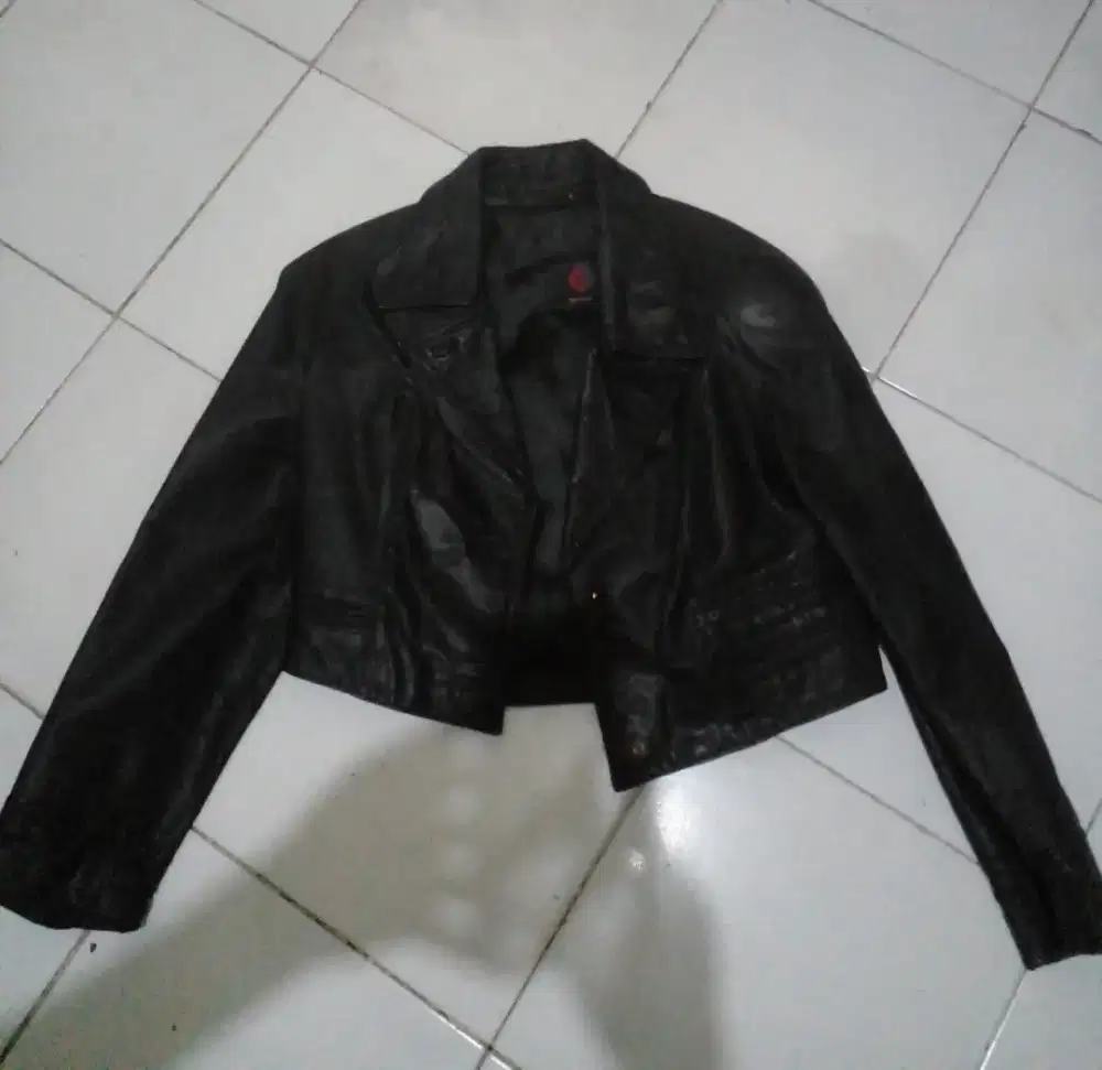 Jaket kulit vintage