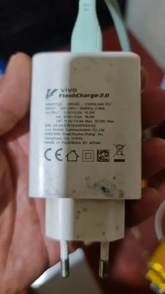 Charger ori copotan vivo ,  fast charger