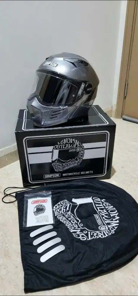 Helm Modular Simpson Darksome Solid Gunmetal