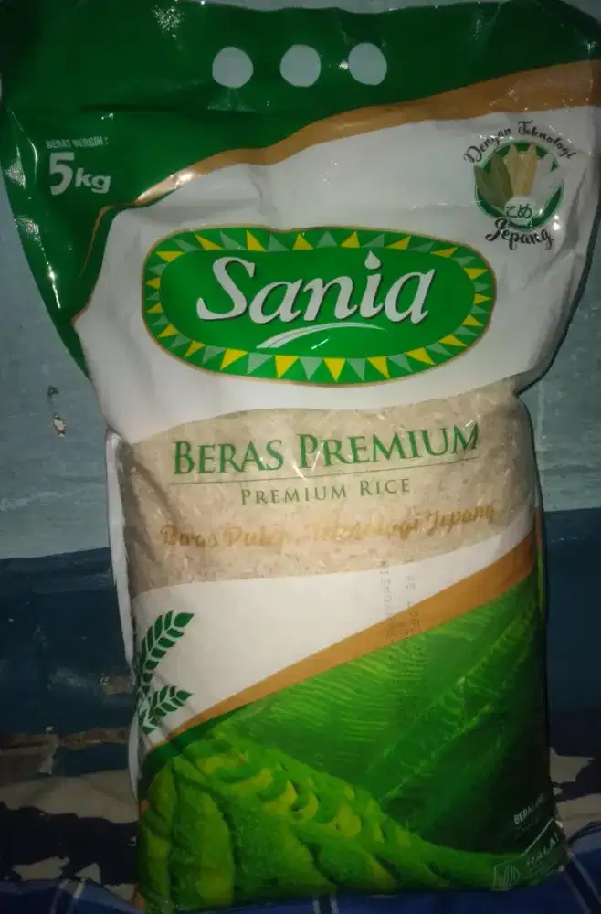 DIJUAL BERAS SANIA 5 KG ( NEW )