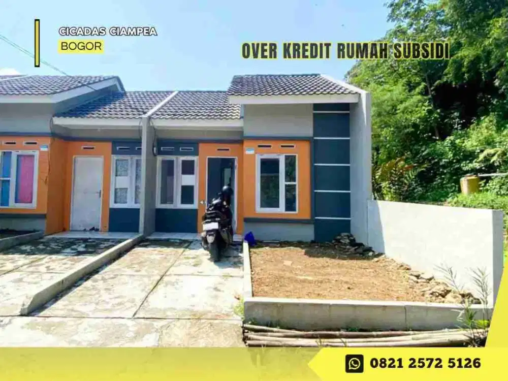 Rumah Over Kredit Subsidi jual MURAH 39JT HOOK dkt IPB di Puri Arraya Ciampea