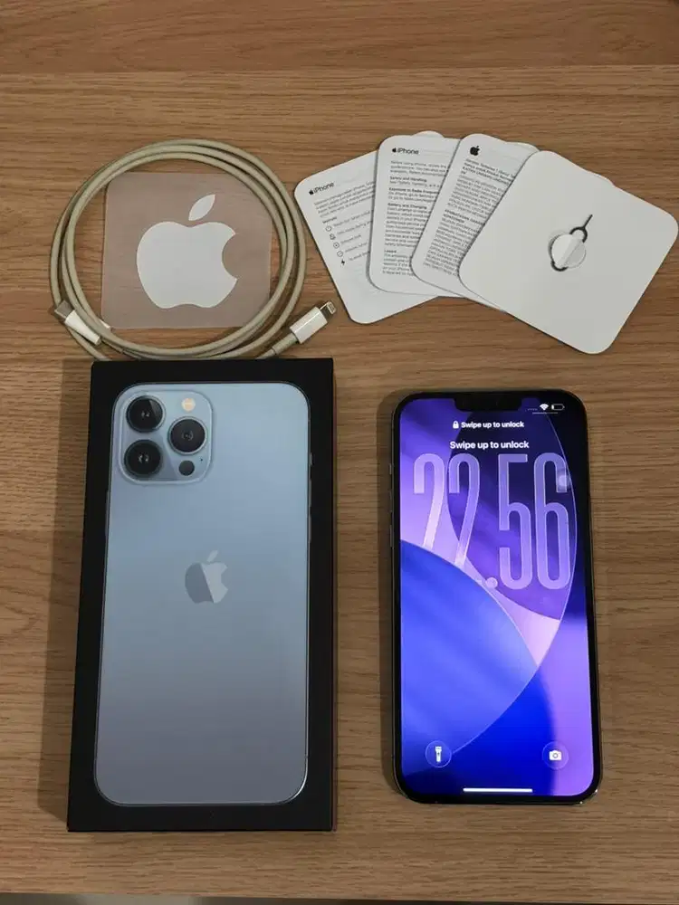 Iphone 13 Pro Max 256 Gb Ibox Resmi Sierra Blue Mulus Like New 256gb
