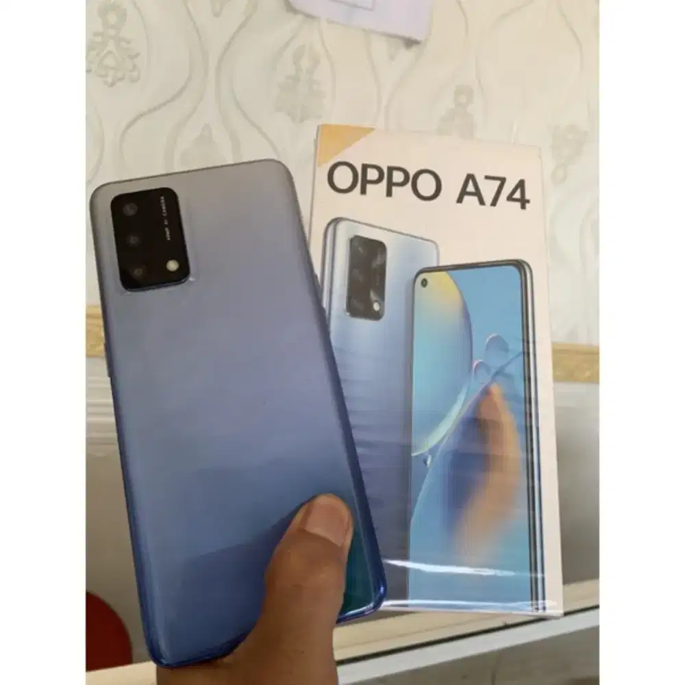 Oppo A74 4G Mulus Like New Lengkap