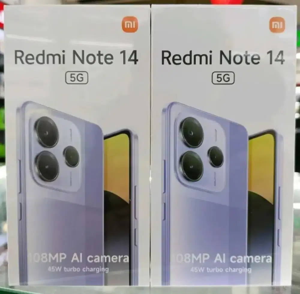 Xiaomi Redmi Note 14 5G 8/256 Green Purple BNIB Garansi Resmi Indo