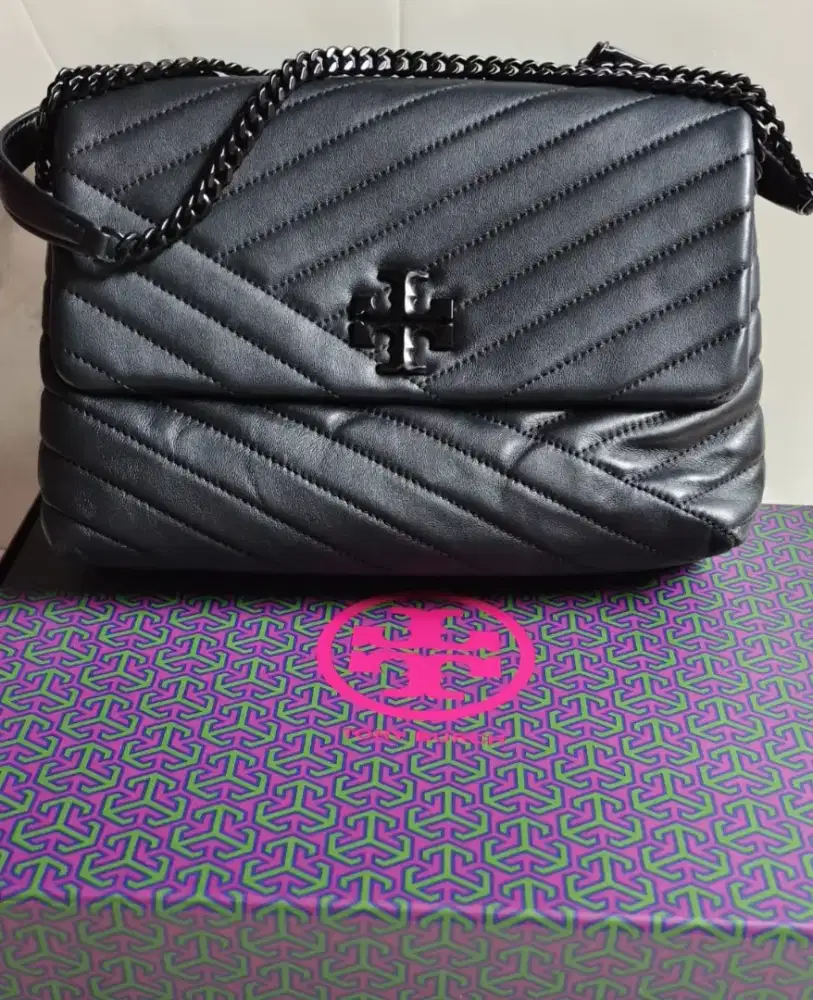 Tas Tory Burch Kira Chevron Convertible Shoulder Bag Original