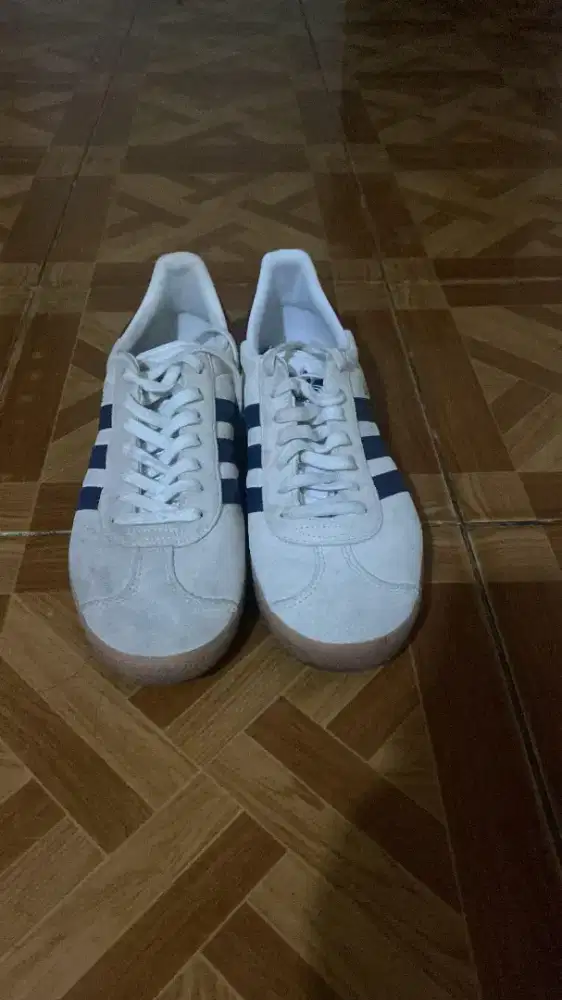 ADIDAS GAZELE BEIGE DARK BLUE C