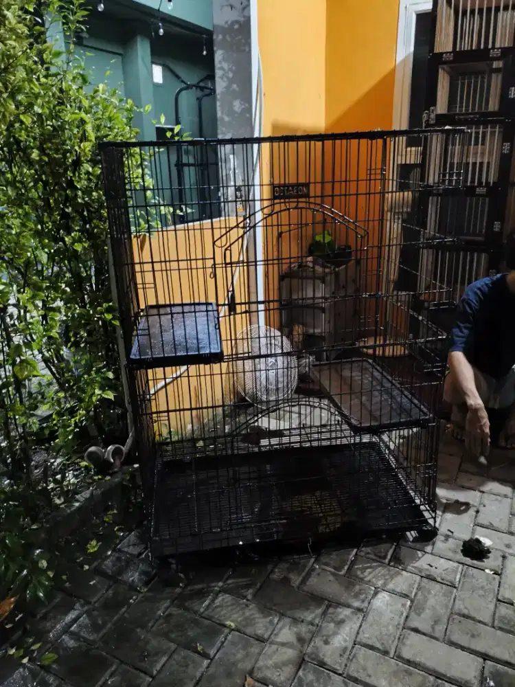 Kandang Octagon XXXL Bisa dilipat like new