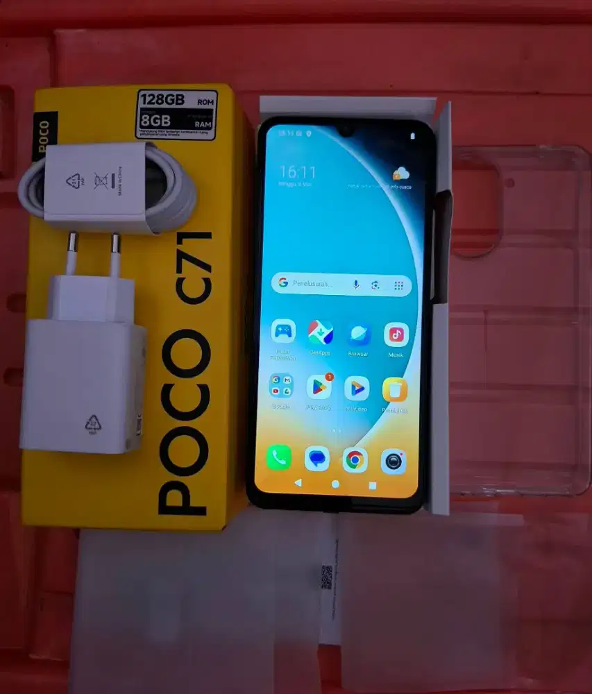 POCO C71 RAM 4+4/128GB Garansi ON Jan 2027 like new 99%
