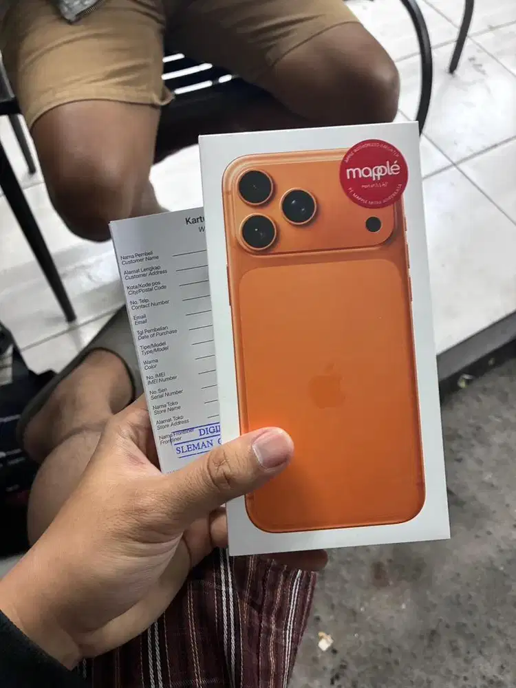 Iphone 17 promax 256gb ibox orange