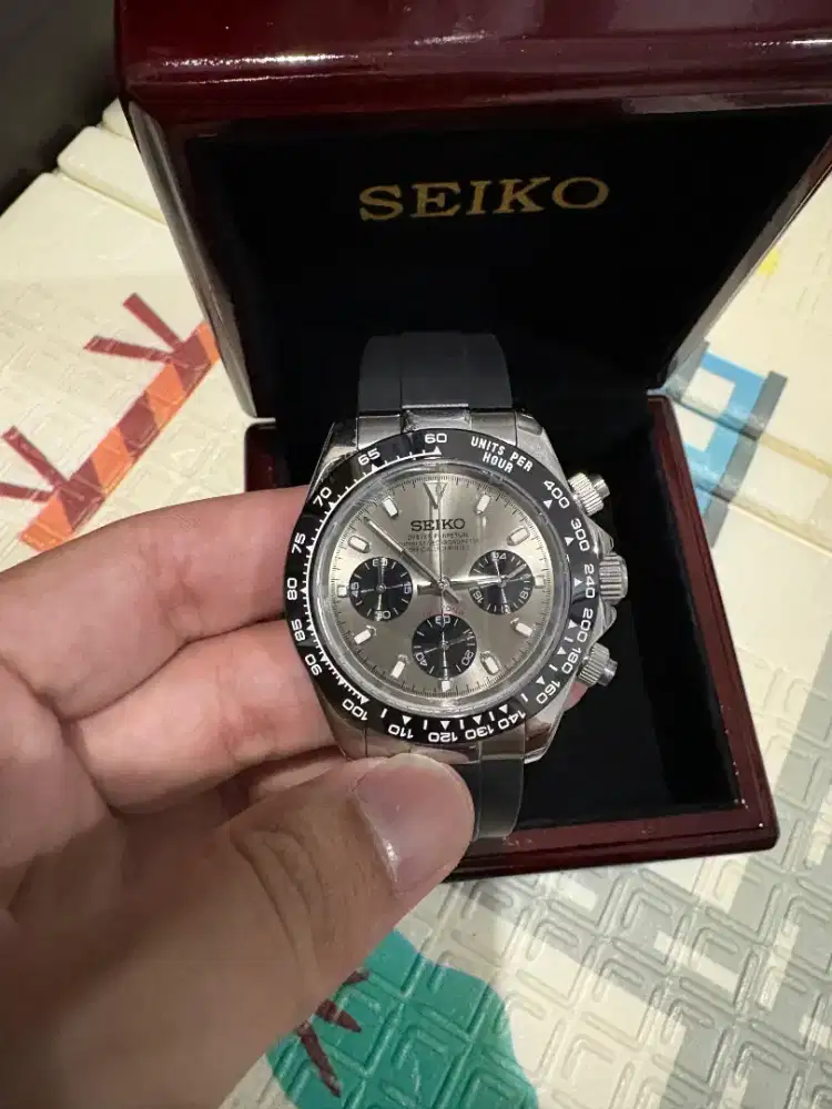 Seiko Mod Daytona Nego