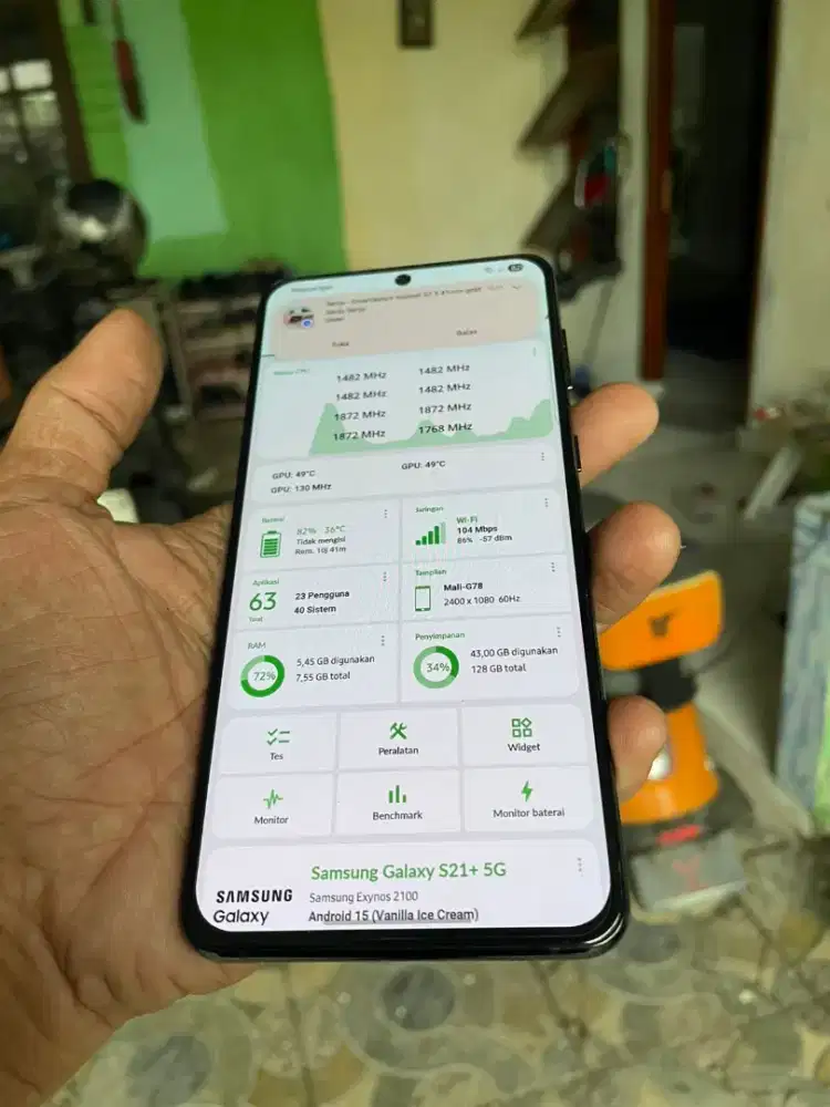 Samsung galaxy S21 plus 8+8/12gb 5G normal