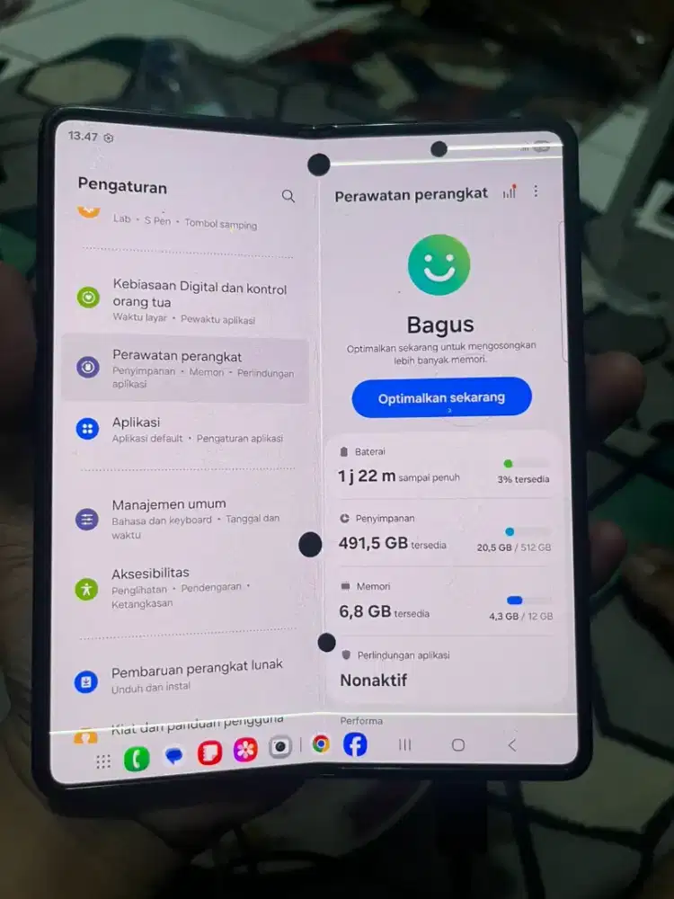 SAMSUNG DEX  Z fold 3 512gb sein