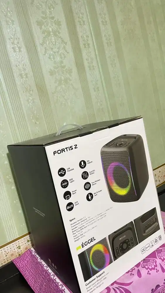 Speaker Eggel Fortis 2 Baru Segel BNIB