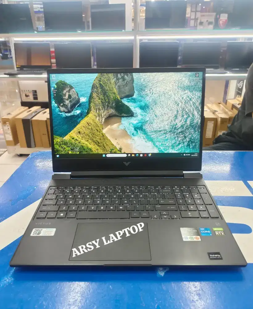 LAPTOP HP VIKTUS 15-FA CORE I5 GENERASI 12 VGA RTX 3050