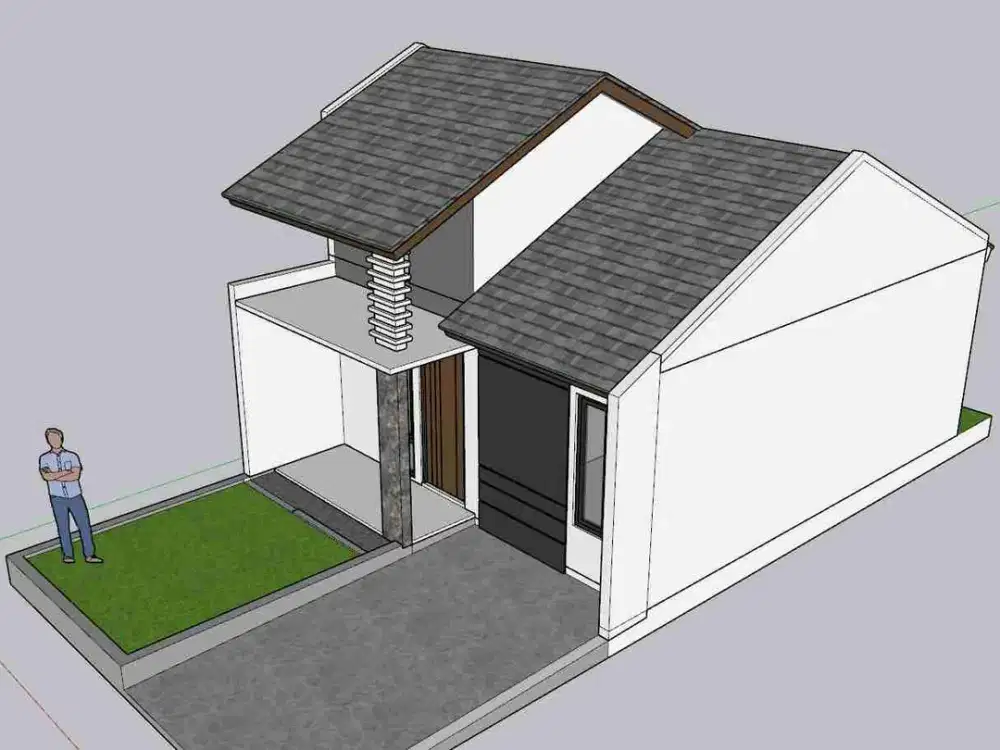 Rumah Baru luas tanah 80 di Cinangka Depok