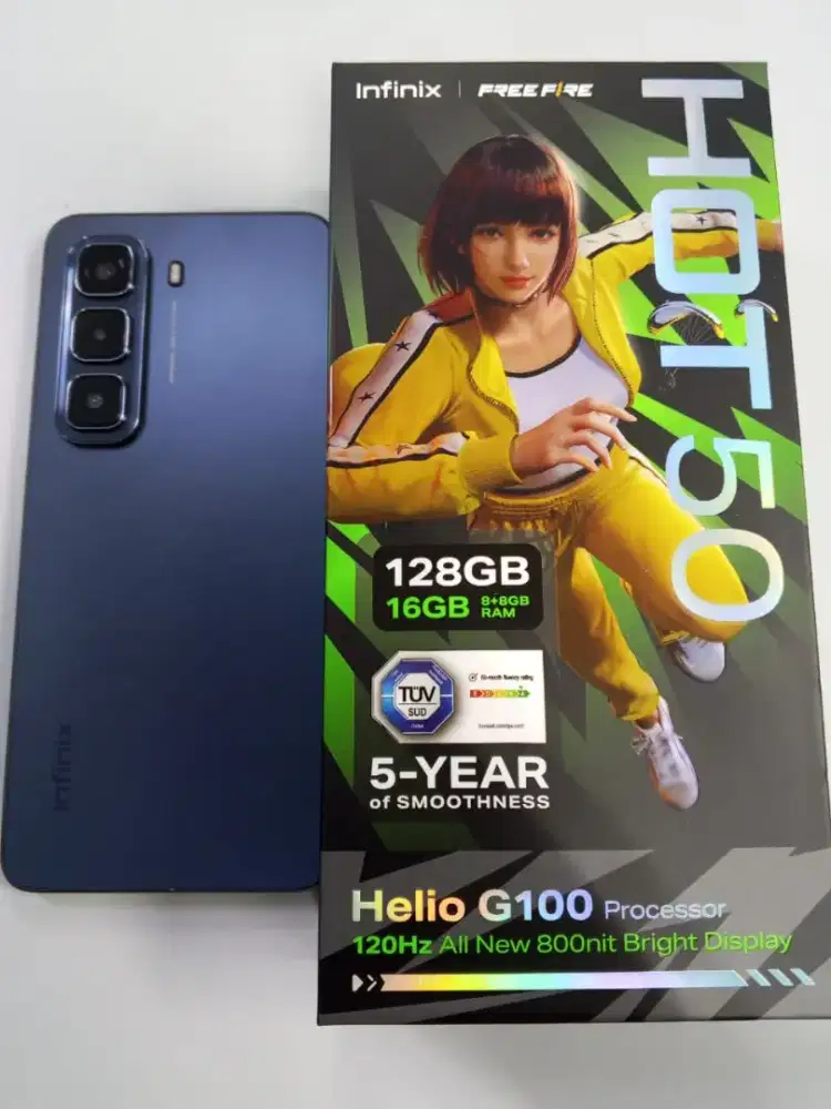 Mulus, Infinix hot 50 8/128gb. Garansi panjang