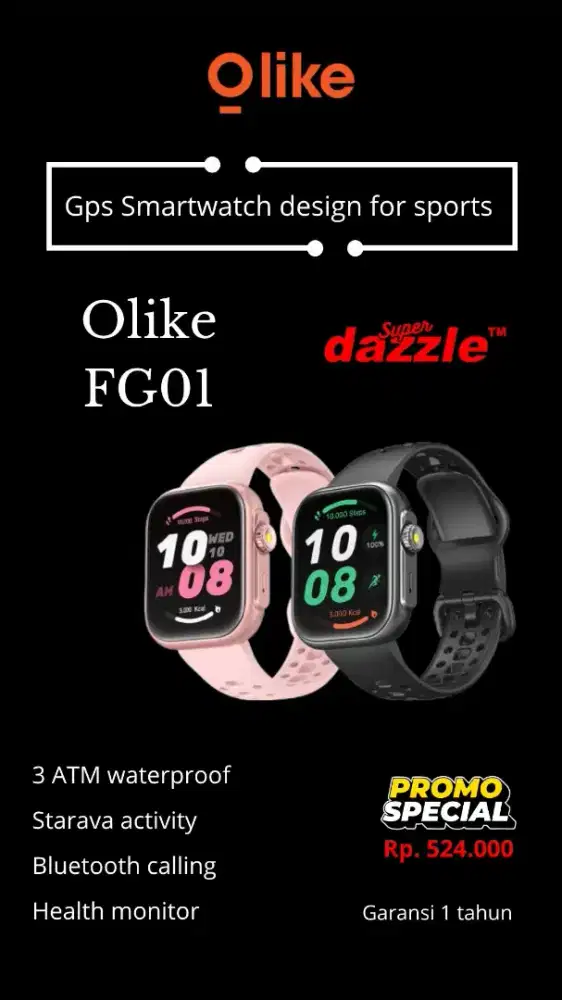 Smartwatch Olike FG01 Strava