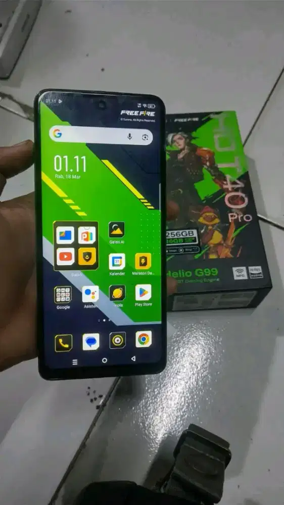 Infinix hot 40 pro 8+8/256