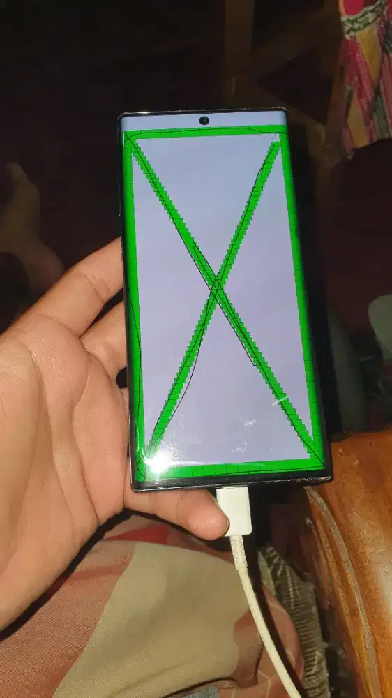 Jual lcd copotan samsung note 10 plus