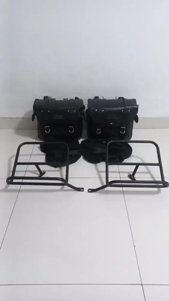 Siderack dan sidebag royal enfield classic reborn 350