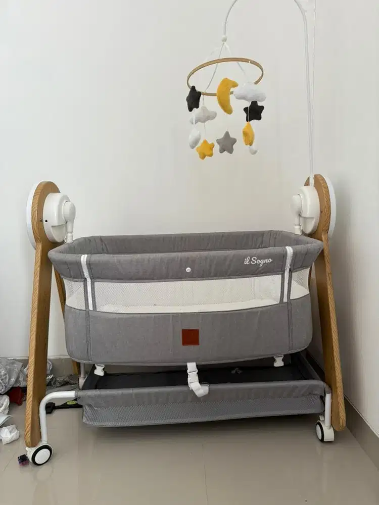 Babybox tempat tidur bayi babyelle 3in1 Deluxe Wooden Toys Driver