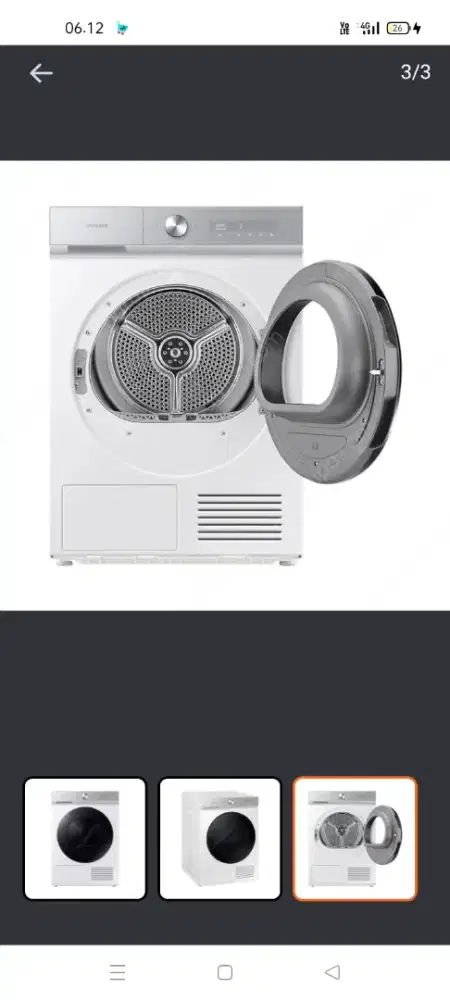 Samsung 10kg mesin pengering pakaian