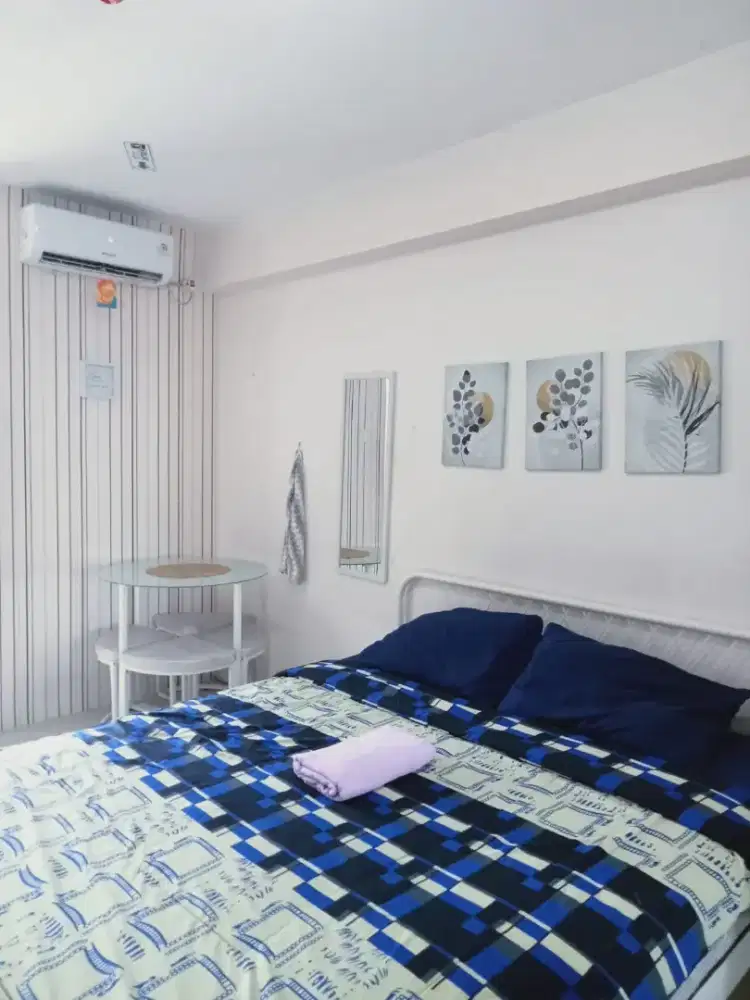 Sewakan Studio Furnished Atas Mall Apartemen Bassura City Free IPL