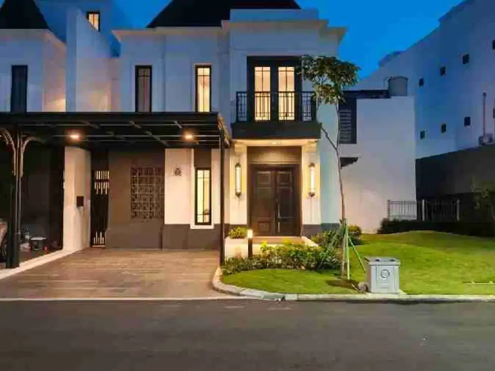 Rumah bergaya eropa dijual siap huni