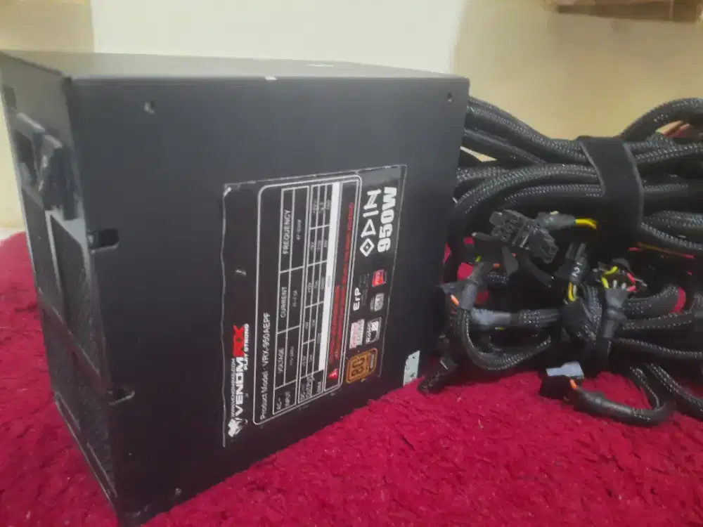 Jual PSU Geming Buat PC (Merek Venom Rx-950W-80 Plus)Normal No Minus