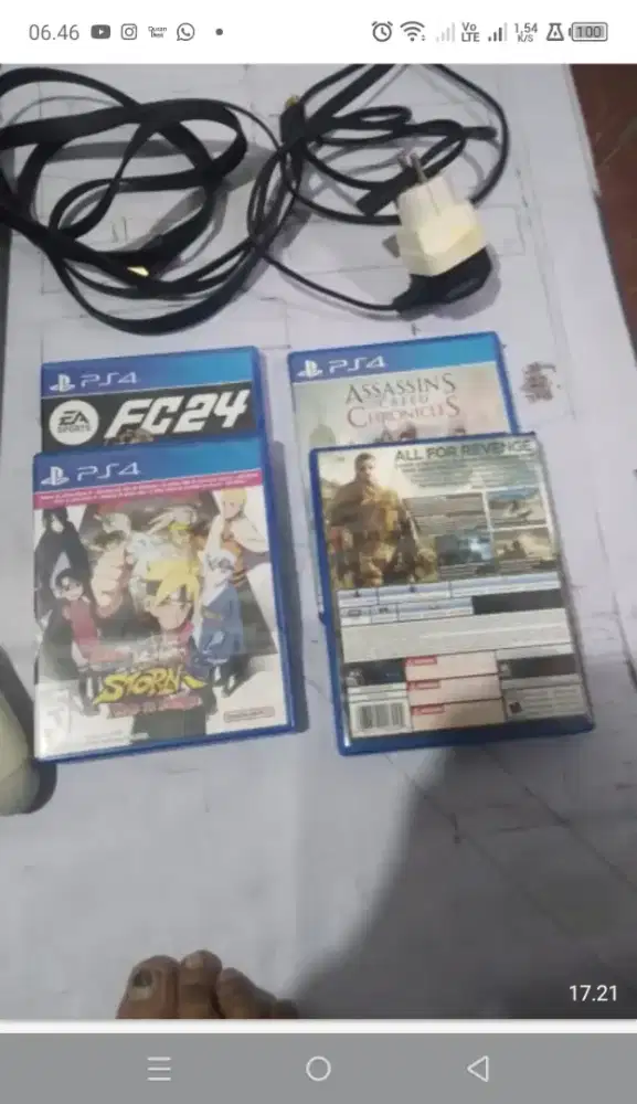 PS empat bonus kaset empat