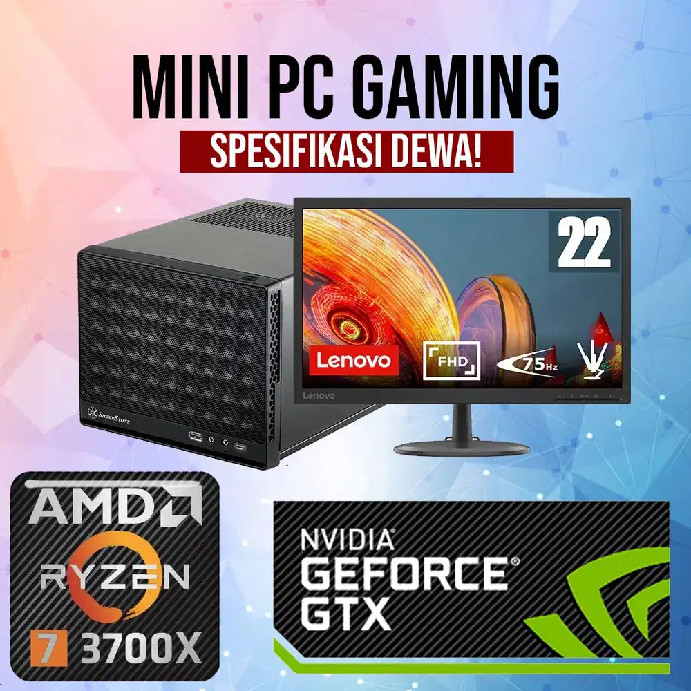 Mini PC Gaming AMD Ryzen 7 3700x RAM 32GB Spek Dewa!